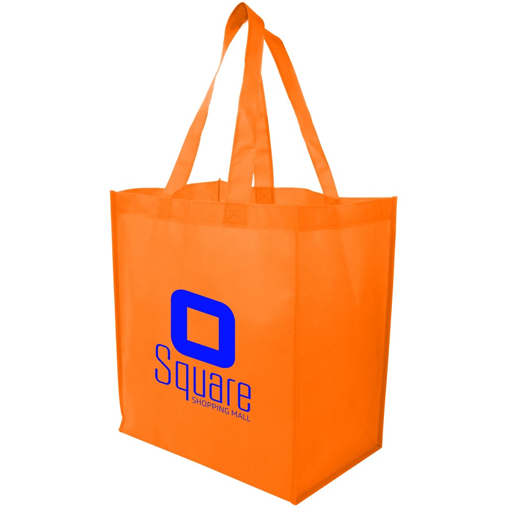 Altitude Shuttle Non-Woven Shopper in Orange — Print Fast Express