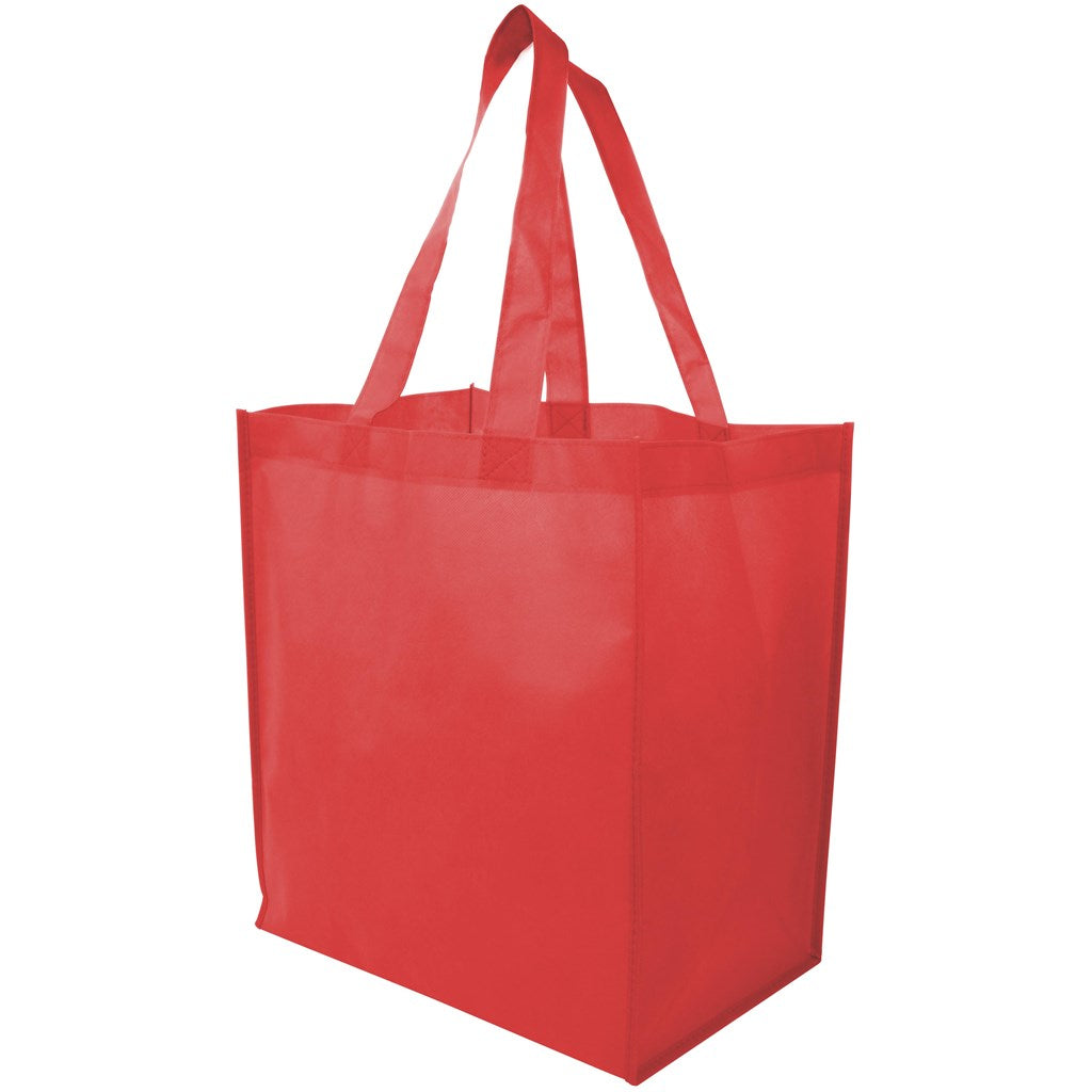 Altitude Shuttle Non-Woven Shopper in Red — Print Fast Express
