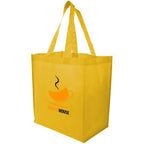 Altitude Shuttle Non-Woven Shopper in Yellow — Print Fast Express