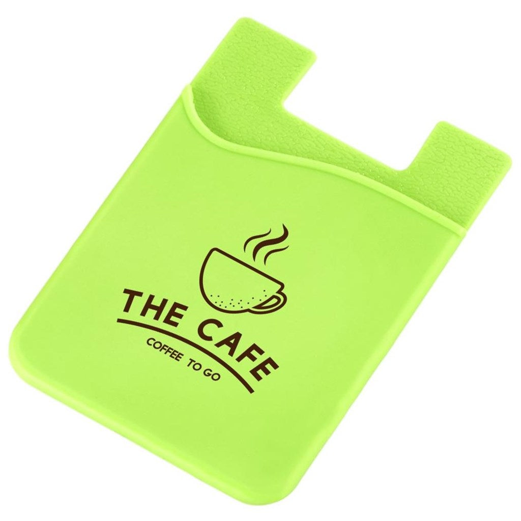 Altitude Razzle Dazzle Phone Card Holder in Lime — Print Fast Express