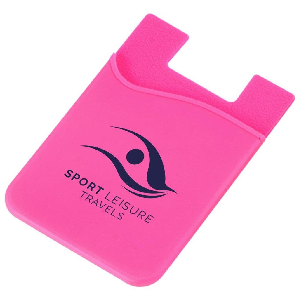 Altitude Razzle Dazzle Phone Card Holder in Pink — Print Fast Express