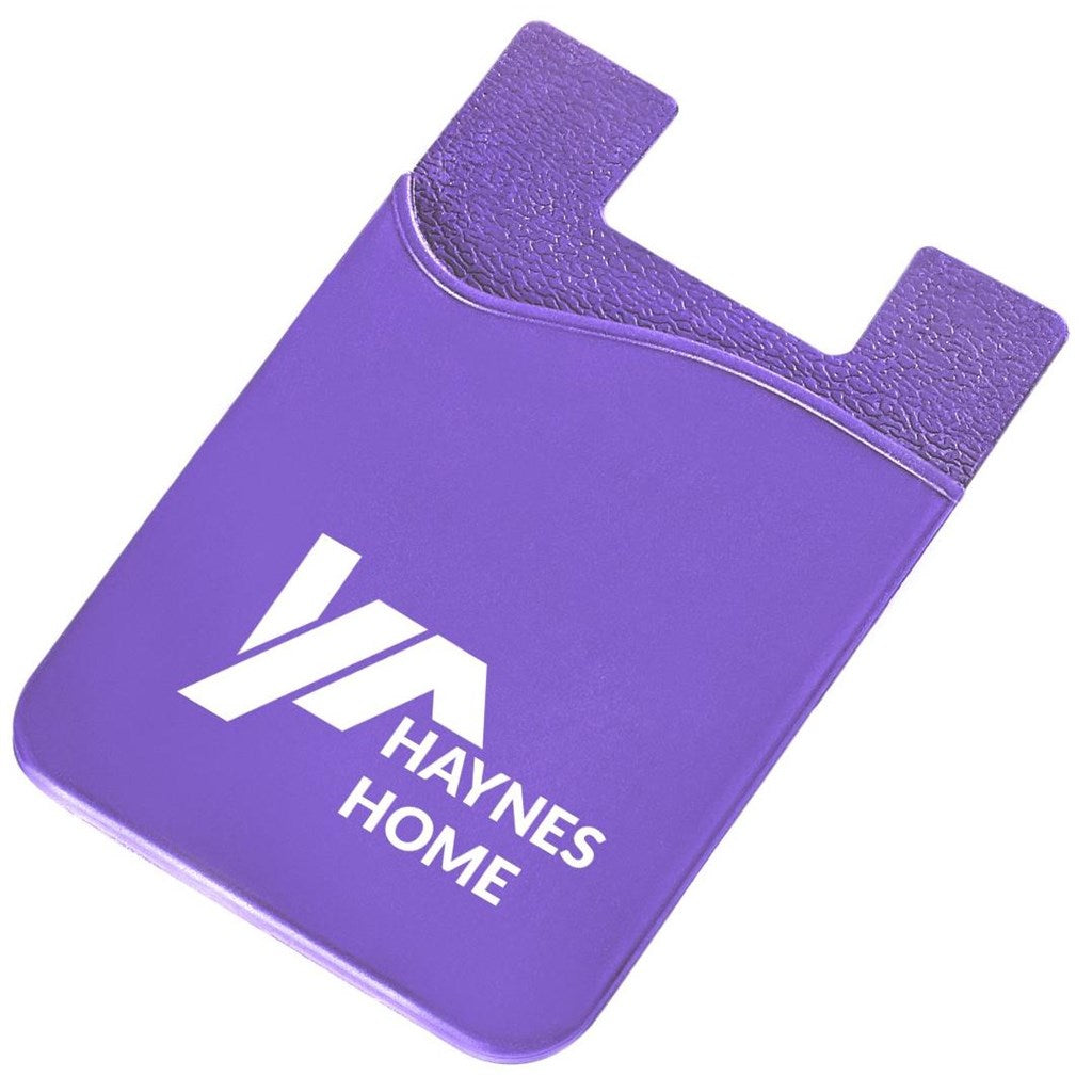 Altitude Razzle Dazzle Phone Card Holder in Purple — Print Fast Express