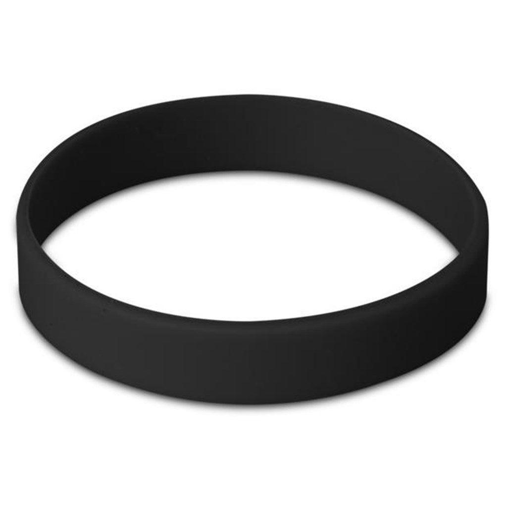 Altitude Fitwise Silicone Adults Wristband in Black — Print Fast Express