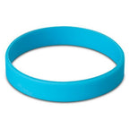 Altitude Fitwise Silicone Adults Wristband in Cyan — Print Fast Express