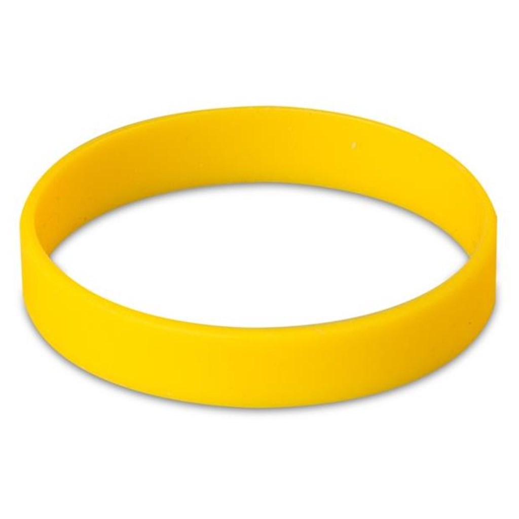 Altitude Fitwise Silicone Adults Wristband in Yellow — Print Fast Express