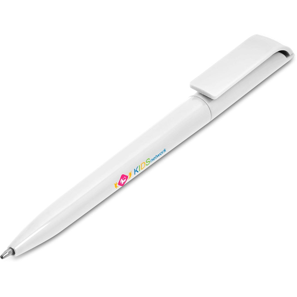 Altitude Metro Ball Pen in Solid White — Print Fast Express