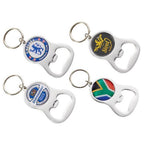Altitude Chevron Dome Bottle Opener Keyholder in Silver — Print Fast Express
