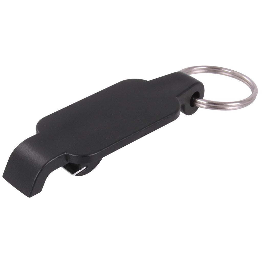 Altitude Pop Bottle Opener Keyholder in Black - Print Fast Express