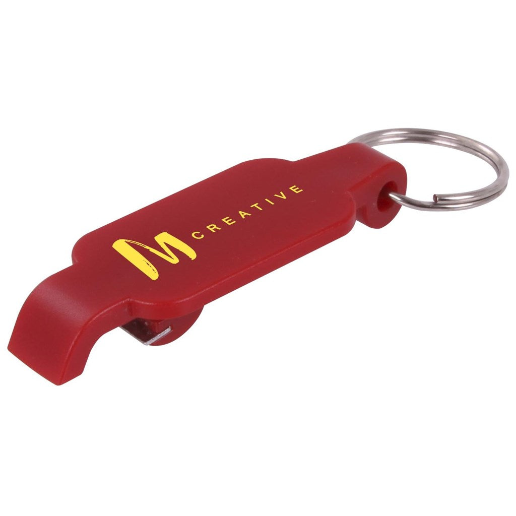 Altitude Pop Bottle Opener Keyholder in Red — Print Fast Express