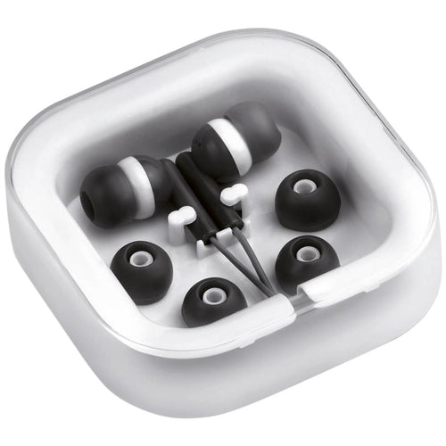 Altitude Grooves Earbuds in Black - Print Fast Express