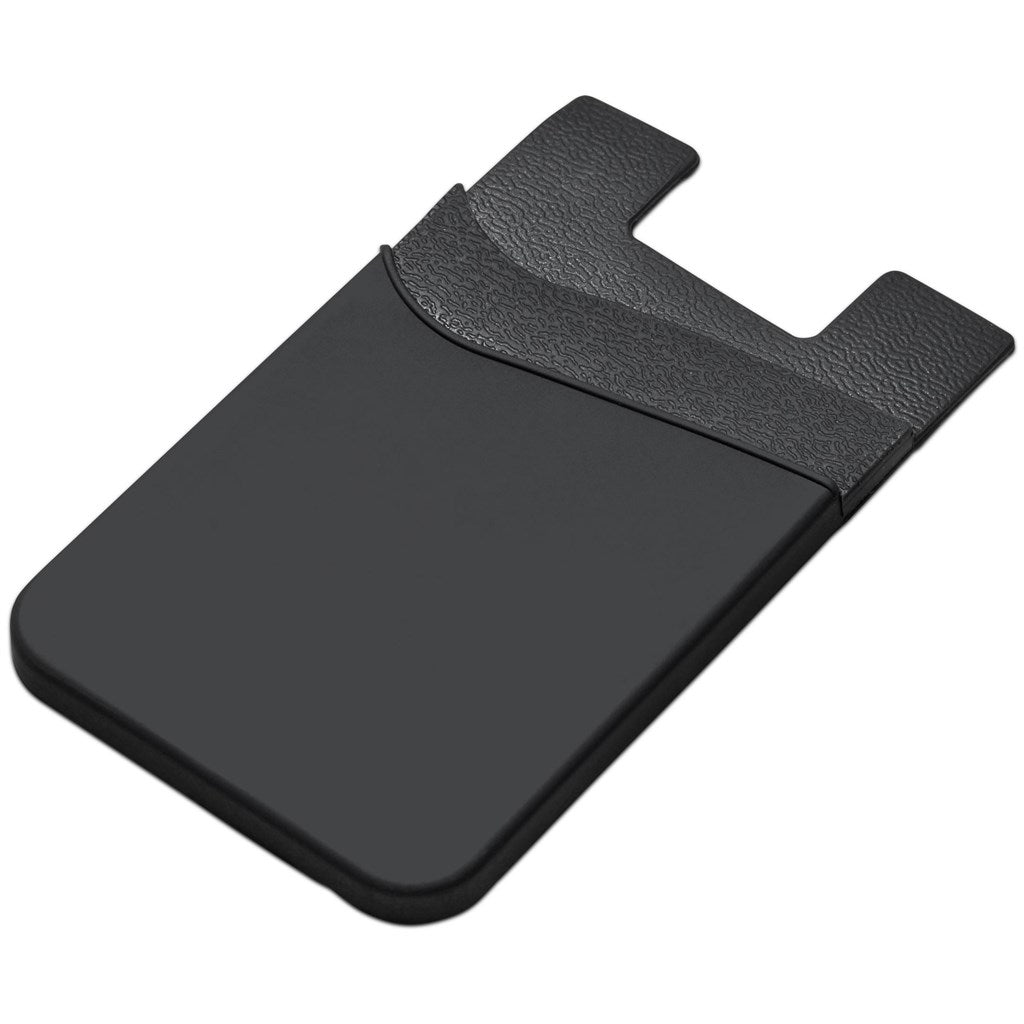 Altitude Snazzy Dual Phone Card Holder in Black - Print Fast Express