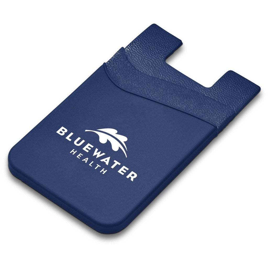 Altitude Snazzy Dual Phone Card Holder in Navy — Print Fast Express