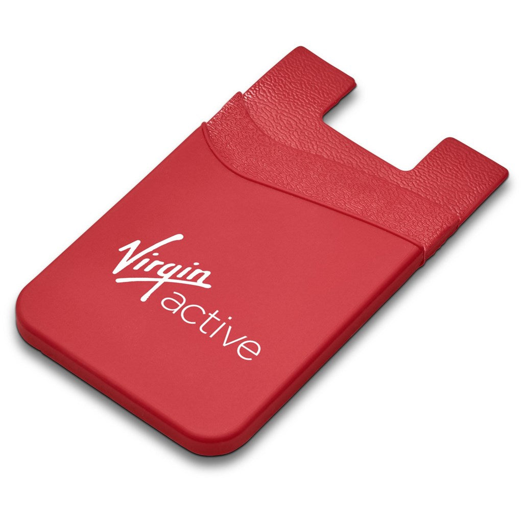 Altitude Snazzy Dual Phone Card Holder in Red — Print Fast Express