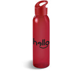 Altitude Fresco Plastic Water Bottle - 650ml in Red — Print Fast Express