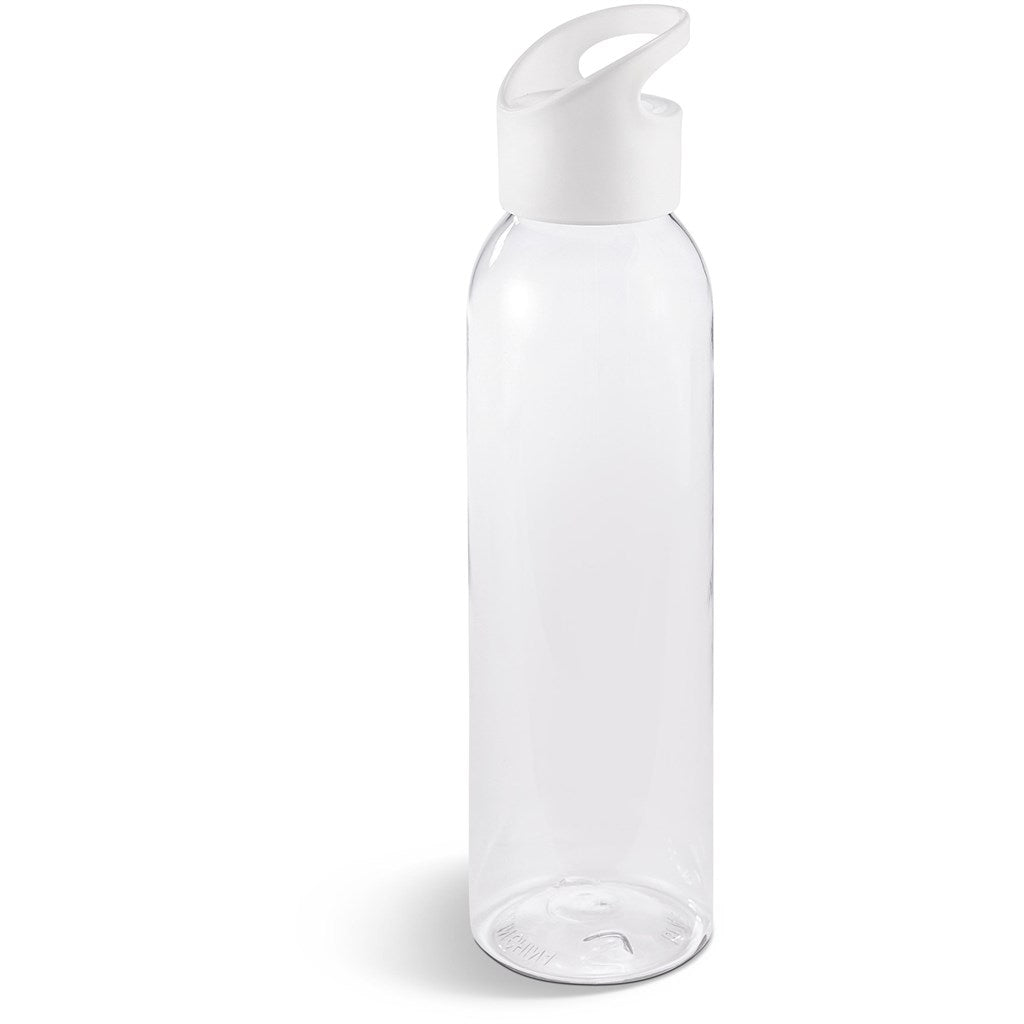 Altitude Fresco Plastic Water Bottle - 650ml in Solid White - Print Fast Express