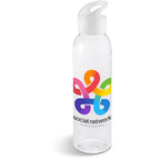 Altitude Fresco Plastic Water Bottle - 650ml in Solid White — Print Fast Express