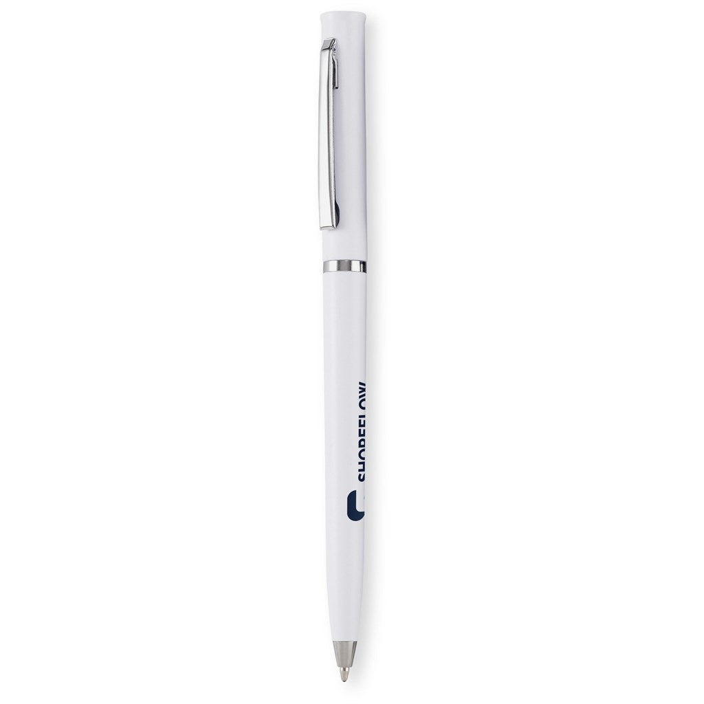 Altitude Valencia Ball Pen in Solid White — Print Fast Express