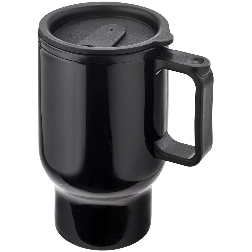 Altitude Whimsy Plastic Double-Wall Mug - 430ml in Black - Print Fast Express