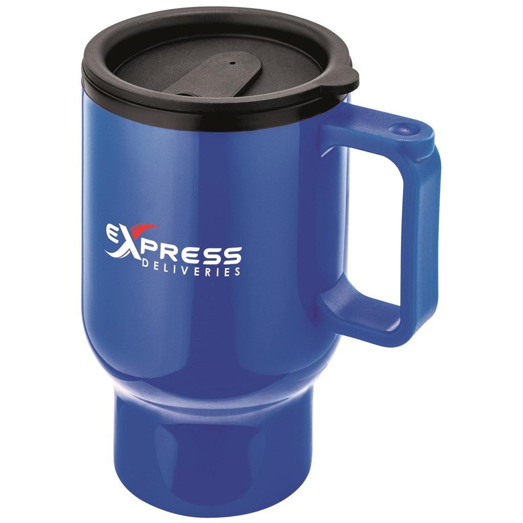 Altitude Whimsy Plastic Double-Wall Mug - 430ml in Blue — Print Fast Express