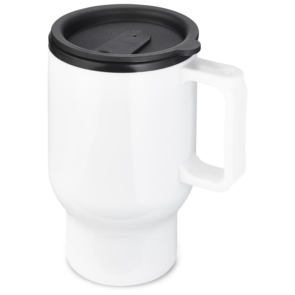 Altitude Whimsy Plastic Double-Wall Mug - 430ml in Solid White - Print Fast Express
