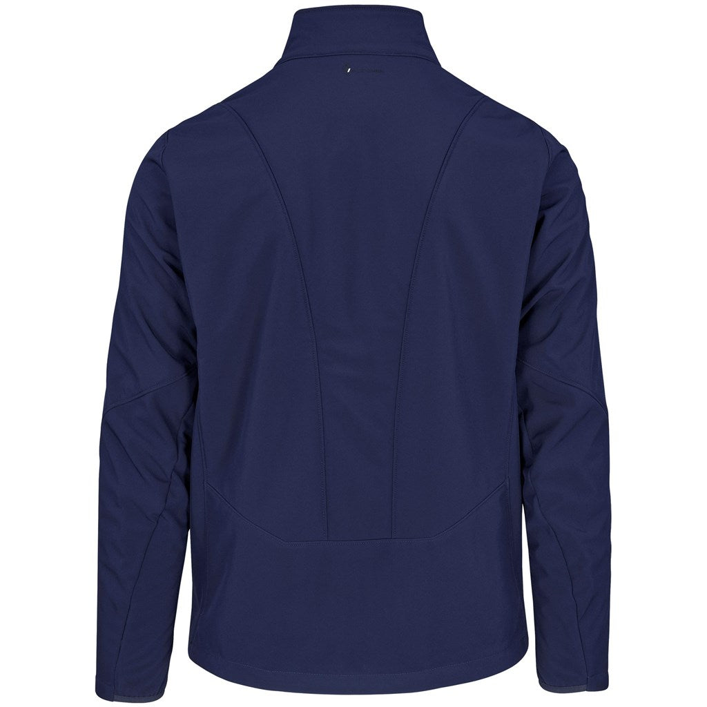 Mens Alex Varga Elysium Softshell Jacket in Navy - Print Fast Express