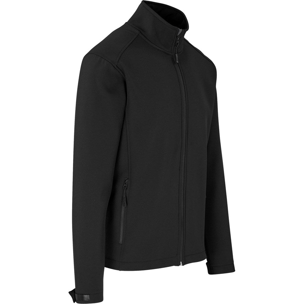 Mens Nagano Softshell Jacket in Black - Print Fast Express