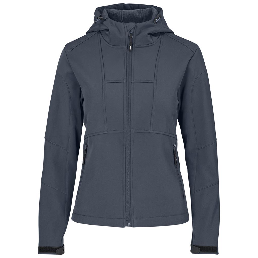 Ladies Nexus Softshell Jacket in Grey — Print Fast Express