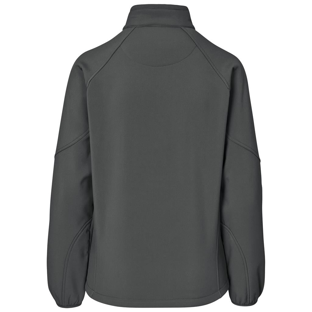 Ladies Midlands Softshell Jacket in Charcoal - Print Fast Express