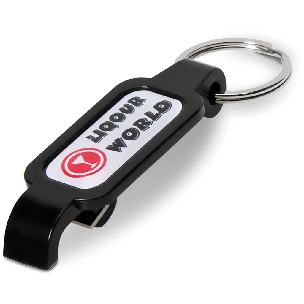 Altitude Moonshine Dome Bottle Opener Keyholder in Black — Print Fast Express