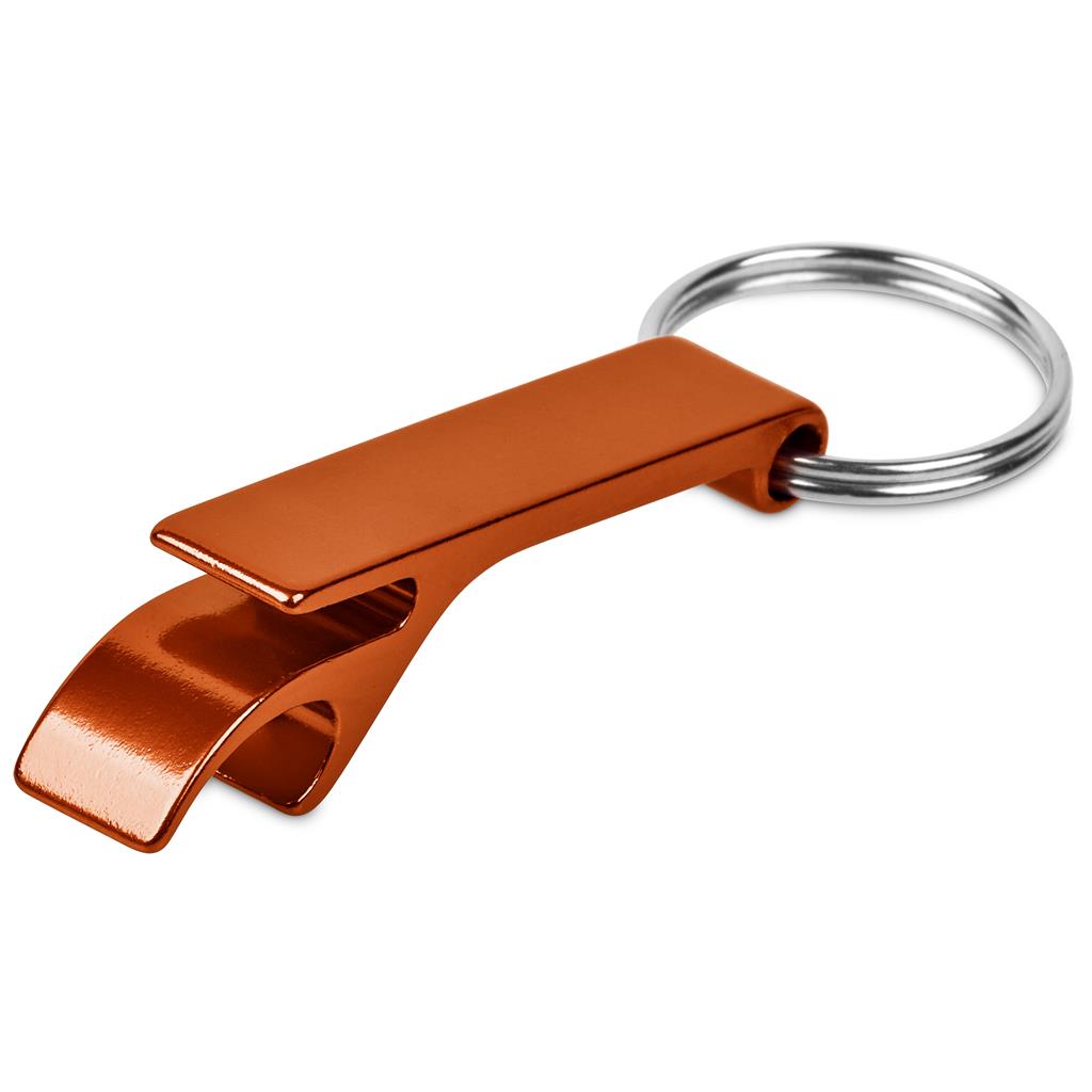 Altitude Tango Recycled Aluminium Bottle Opener Keyholder in Orange - Print Fast Express