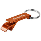 Altitude Tango Recycled Aluminium Bottle Opener Keyholder in Orange — Print Fast Express