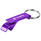 Altitude Tango Recycled Aluminium Bottle Opener Keyholder in Purple — Print Fast Express