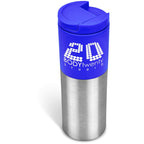 Kooshty Typhoon Stainless Steel & Plastic Double-Wall Tumbler - 450ml in Blue — Print Fast Express