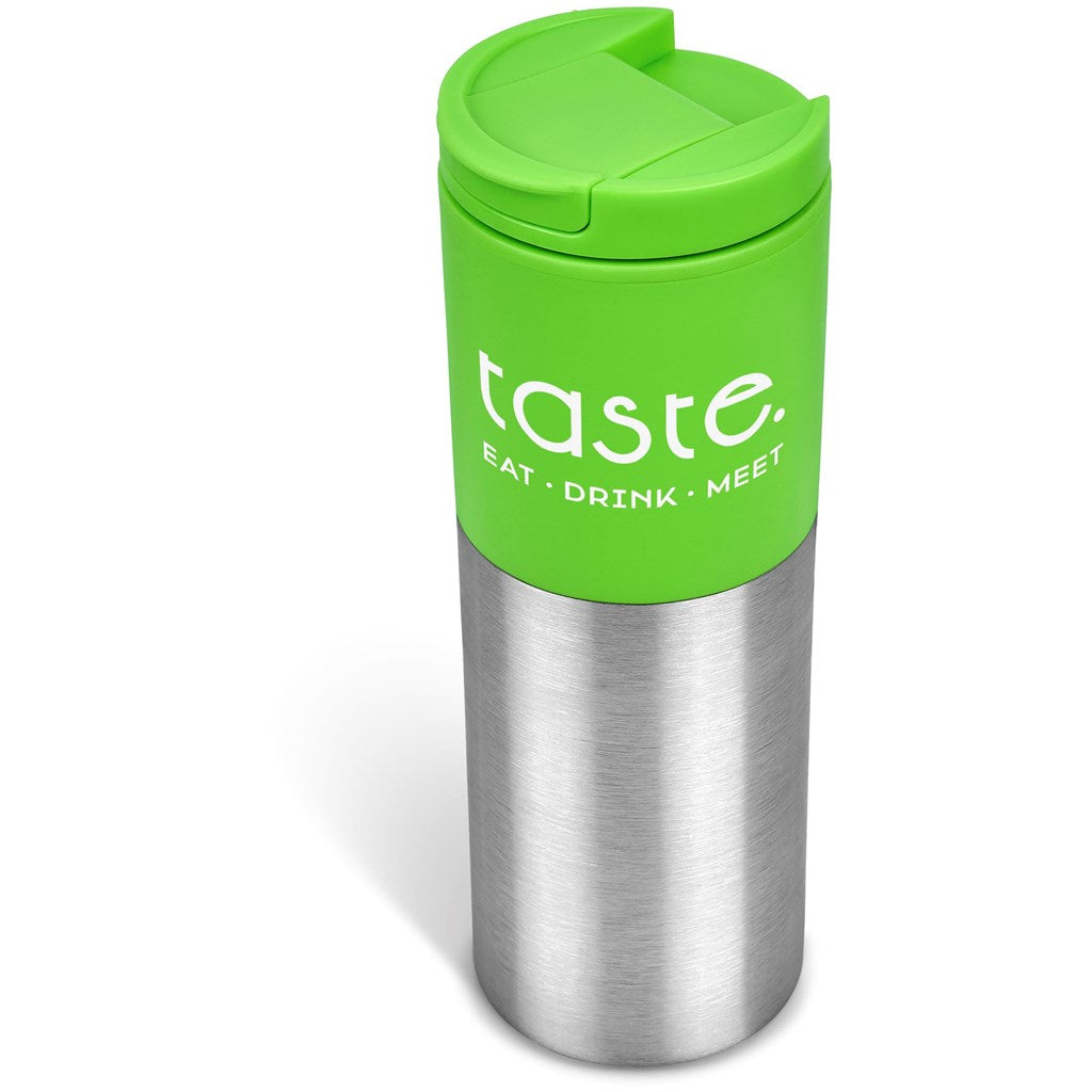 Kooshty Typhoon Stainless Steel & Plastic Double-Wall Tumbler - 450ml in Lime — Print Fast Express