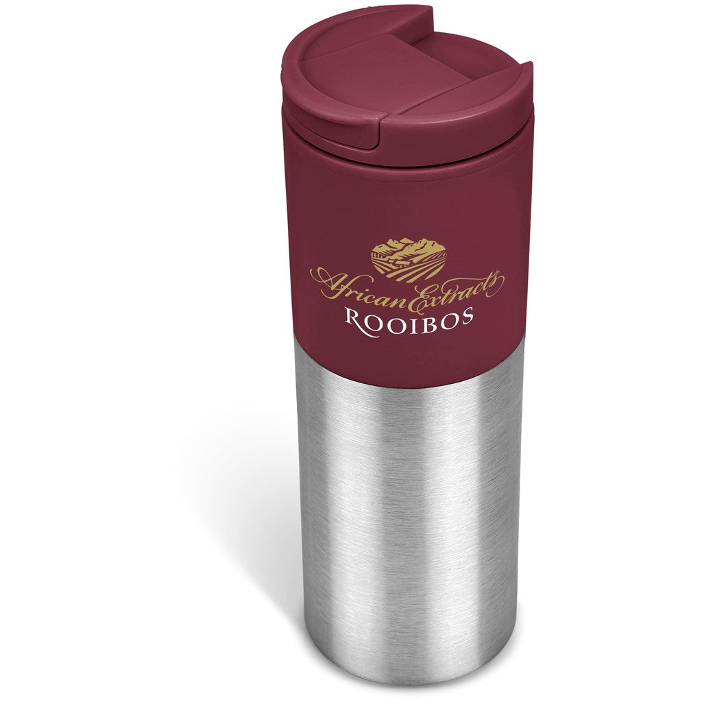 Kooshty Typhoon Stainless Steel & Plastic Double-Wall Tumbler - 450ml in Maroon — Print Fast Express