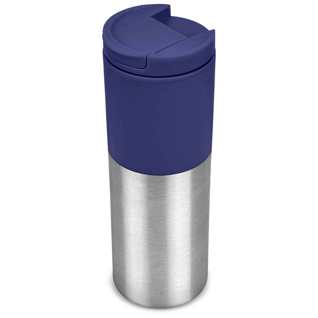 Kooshty Typhoon Stainless Steel & Plastic Double-Wall Tumbler - 450ml in Navy - Print Fast Express
