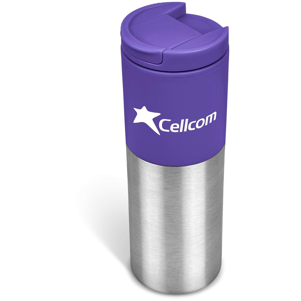 Kooshty Typhoon Stainless Steel & Plastic Double-Wall Tumbler - 450ml in Purple — Print Fast Express