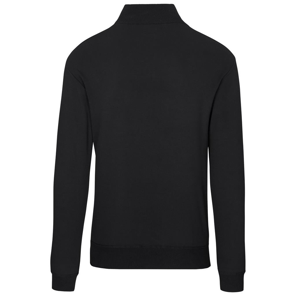 Mens 1/4 Zip Quantum Low Pill Jersey in Black - Print Fast Express