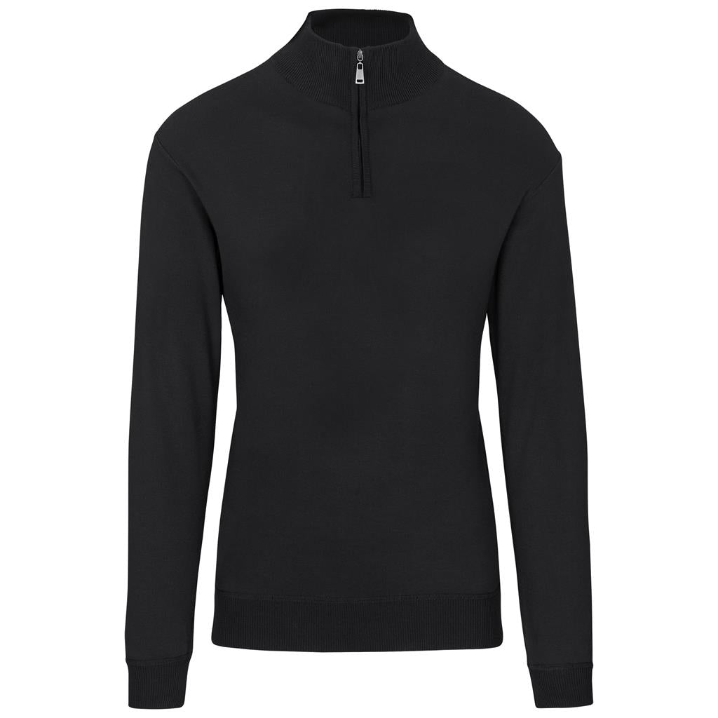 Mens 1/4 Zip Quantum Low Pill Jersey in Black — Print Fast Express