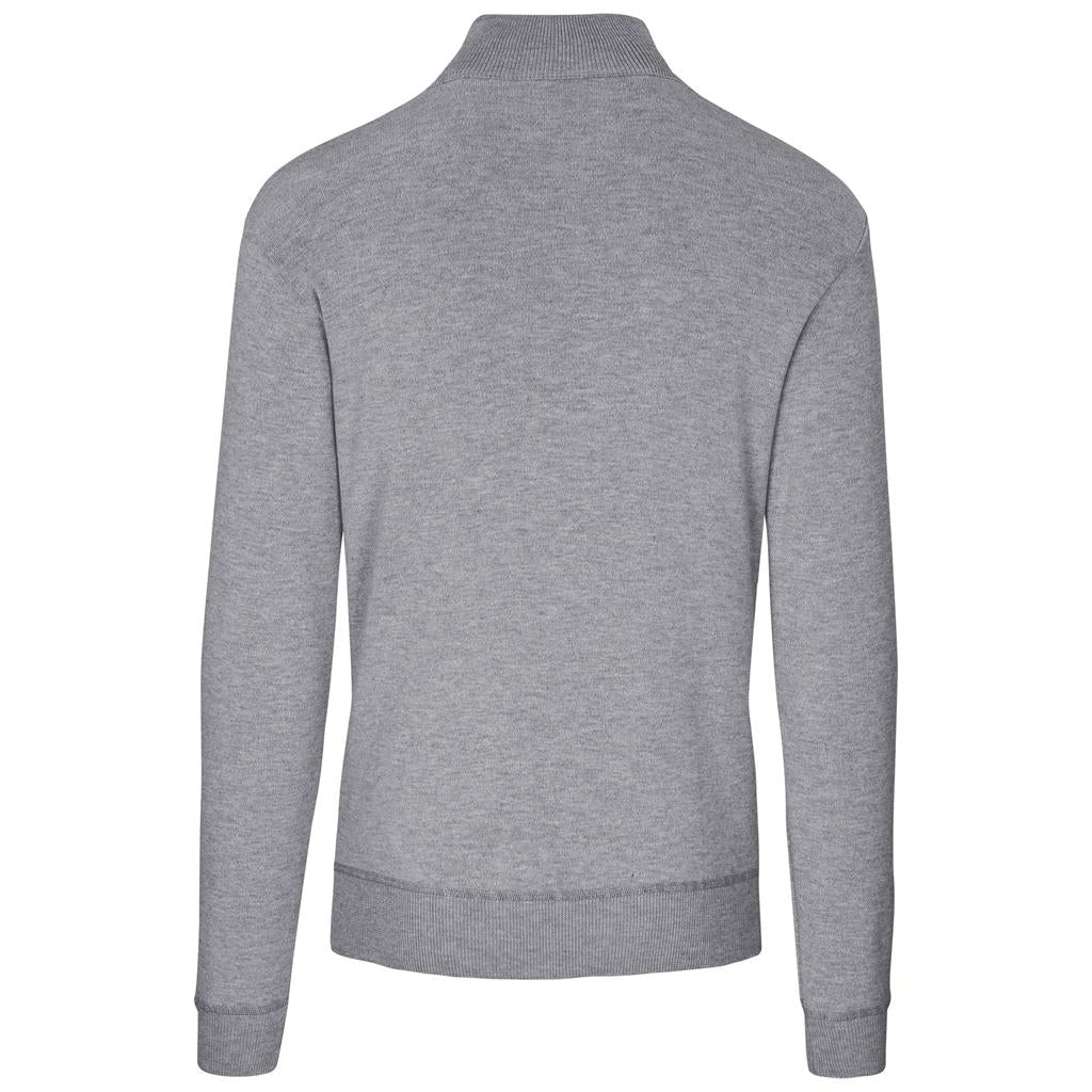Mens 1/4 Zip Quantum Low Pill Jersey in Grey - Print Fast Express