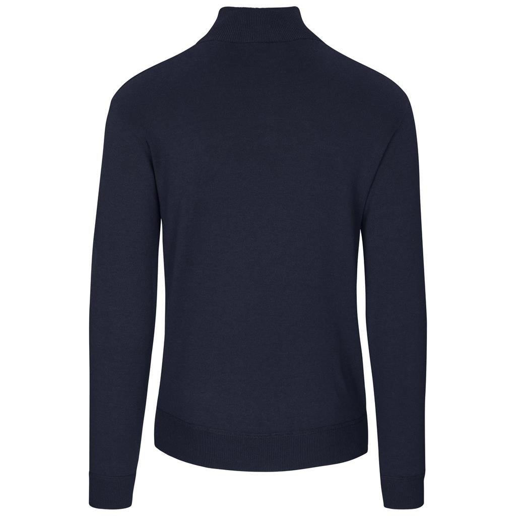 Mens 1/4 Zip Quantum Low Pill Jersey in Navy - Print Fast Express