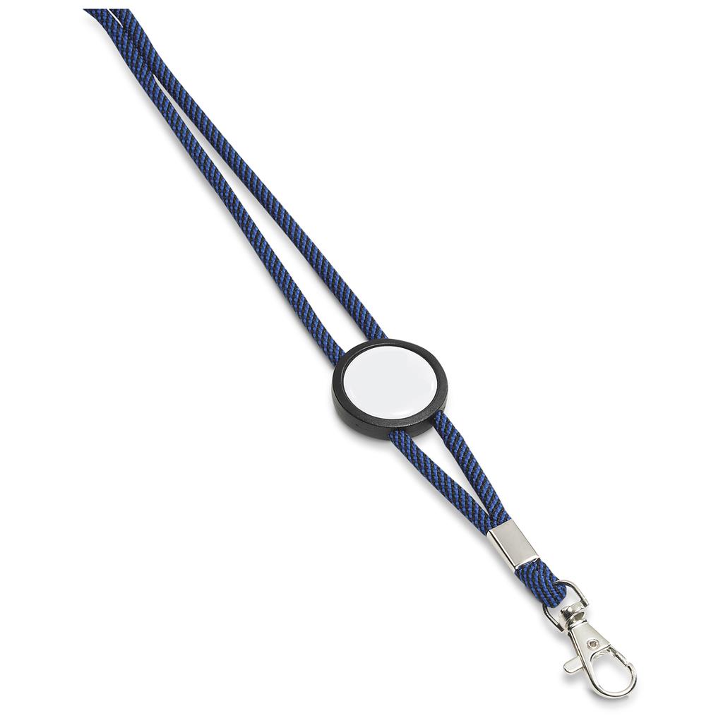 Altitude Candystripe Dome Lanyard in Blue - Print Fast Express