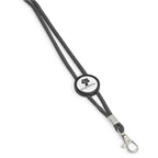 Altitude Candystripe Dome Lanyard in Grey — Print Fast Express