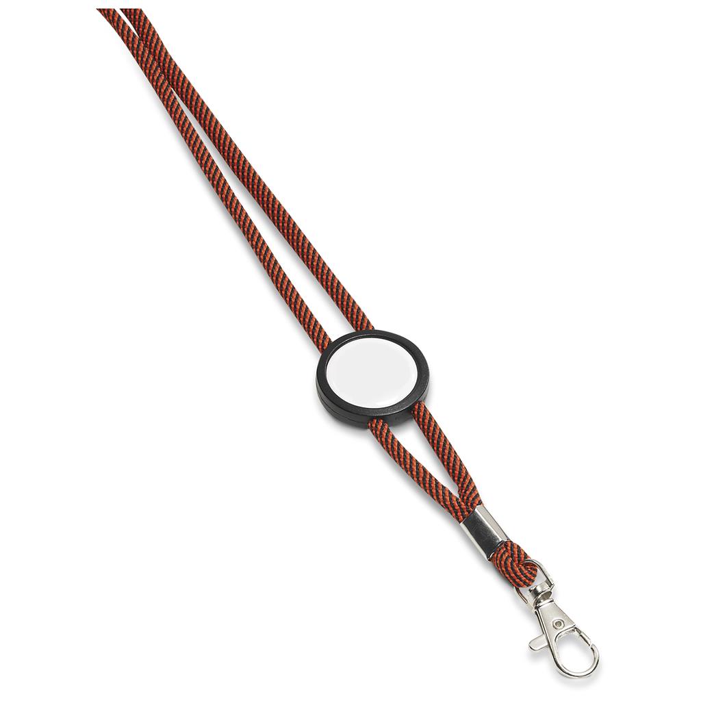 Altitude Candystripe Dome Lanyard in Red - Print Fast Express