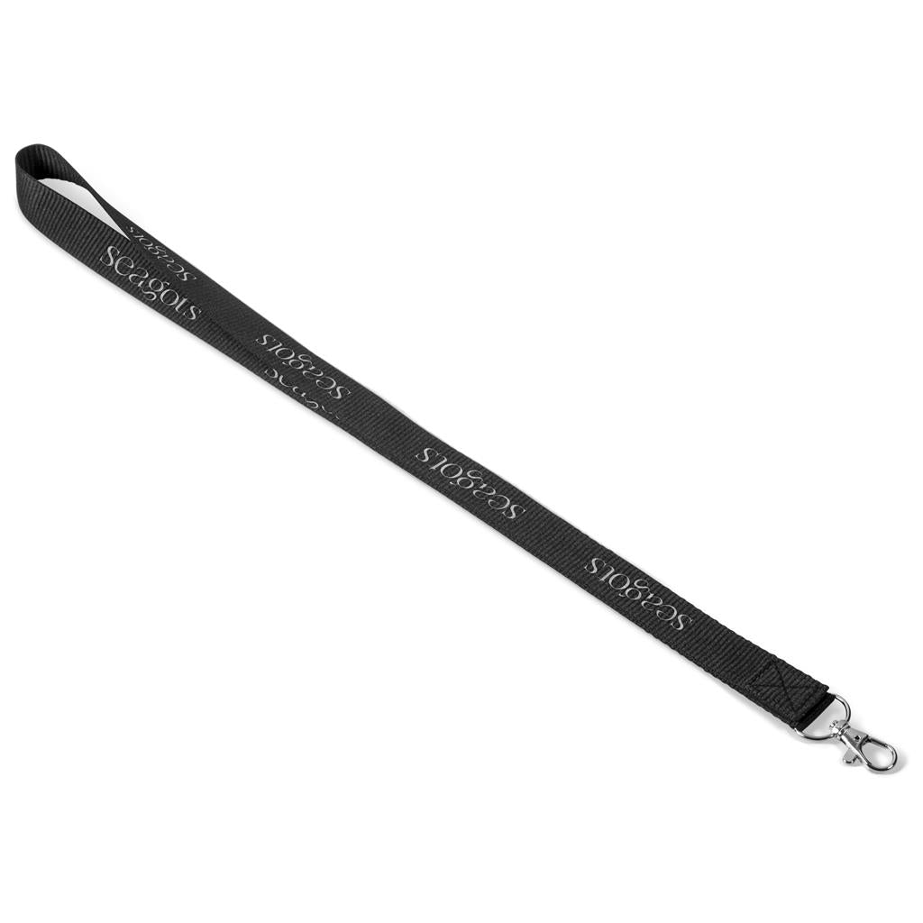 Altitude Basix Lanyard in Black — Print Fast Express
