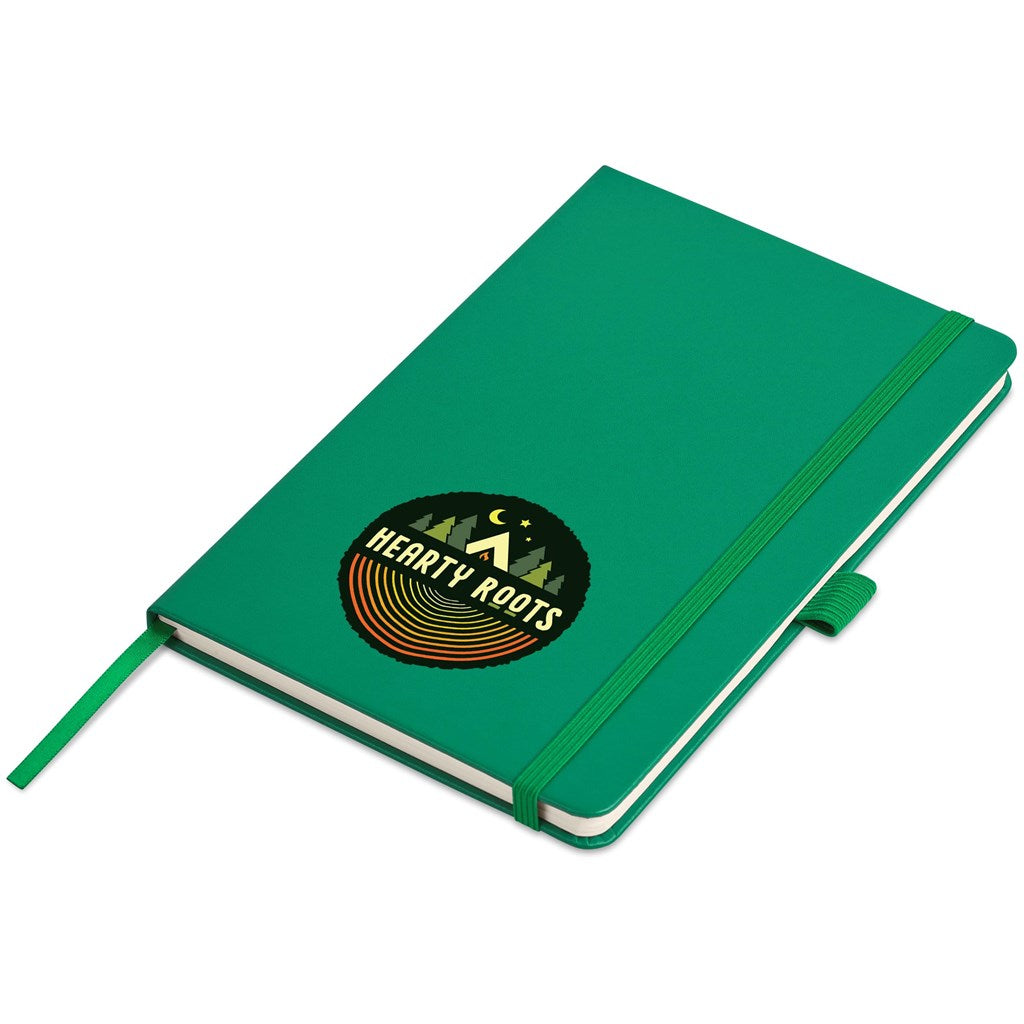Altitude Stanford A5 Hard Cover Notebook in Green — Print Fast Express