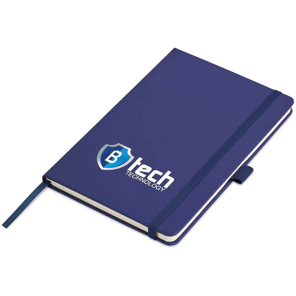 Altitude Stanford A5 Hard Cover Notebook in Navy — Print Fast Express