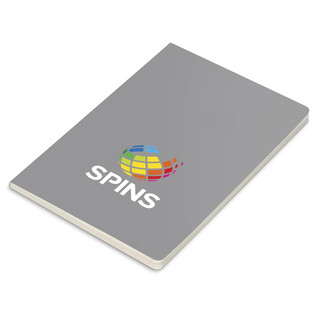 Altitude Jotter A5 Soft Cover Notebook in Grey — Print Fast Express