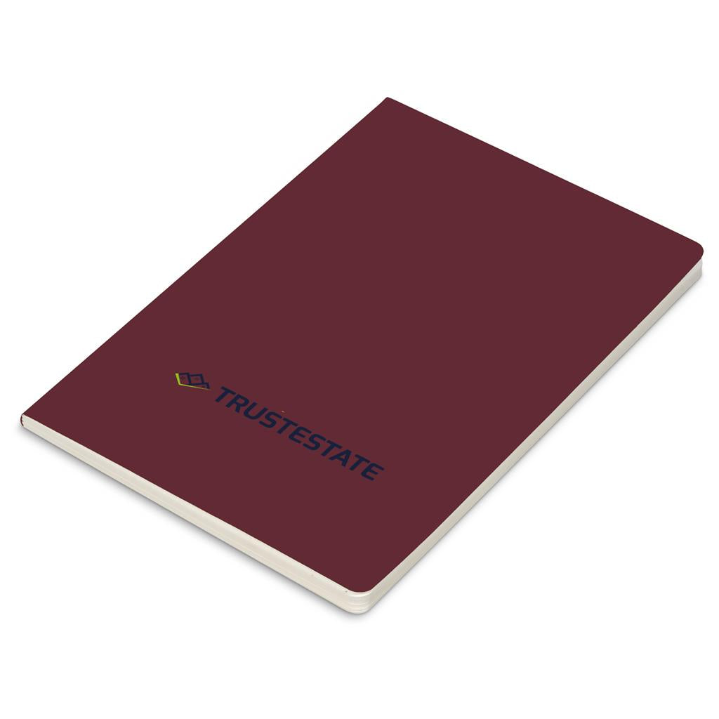 Altitude Jotter A5 Soft Cover Notebook in Maroon — Print Fast Express
