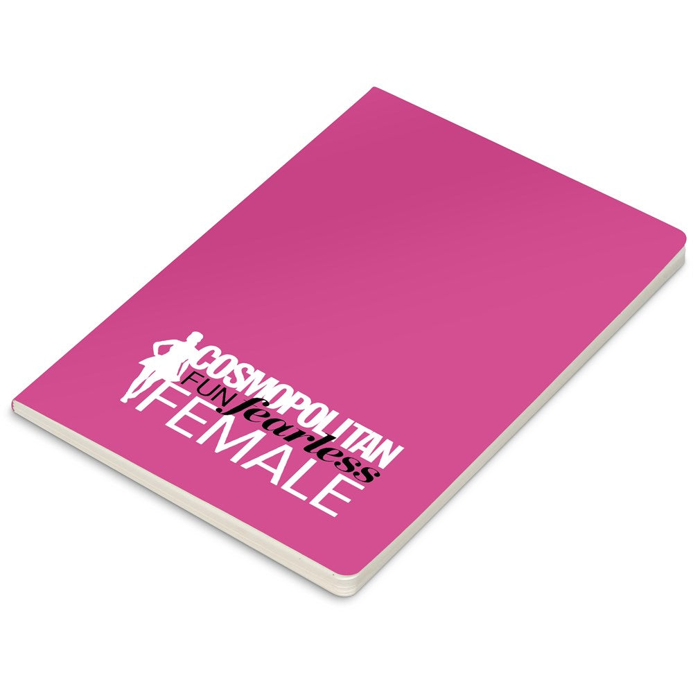 Altitude Jotter A5 Soft Cover Notebook in Pink — Print Fast Express